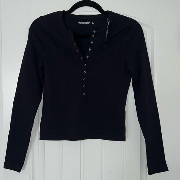 Abercrombie Ribbed Henley - Picture 1 of 3